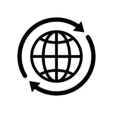 Global Communication icon. Stock Illustration