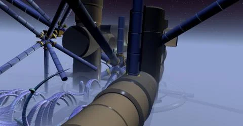 Global communication Stock Illustration