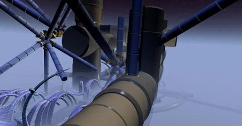 Global communication Stock Illustration