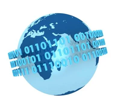 Global communication 库存插图