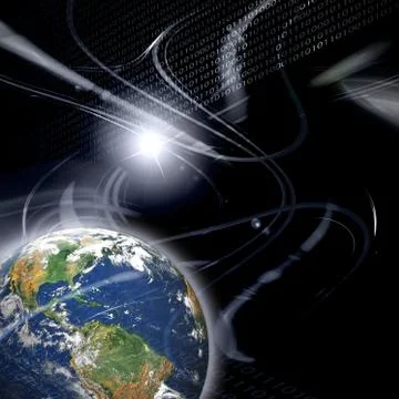 Global Communication Illustration