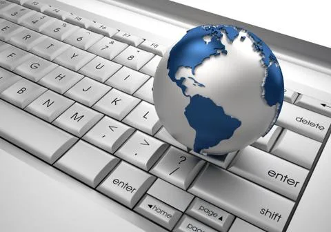 Global communication Illustrazione stock