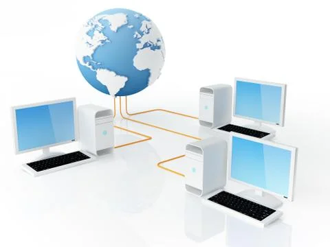 Global communication Stock Illustration