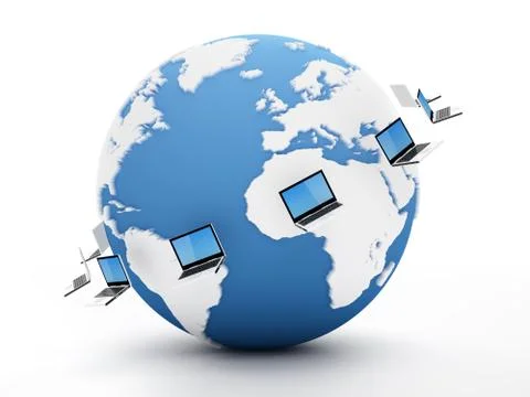 Global communication Stock Illustration