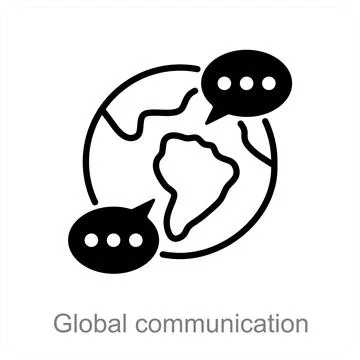 Global communication Stock Illustration
