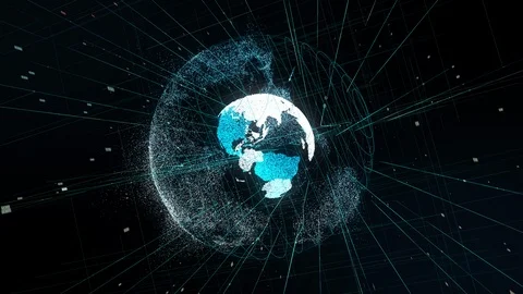 Global communication network concept. Globalization. Stock Footage 108952901