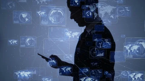 Global communication network concept. Worldwide business. Stock Footage 114157825
