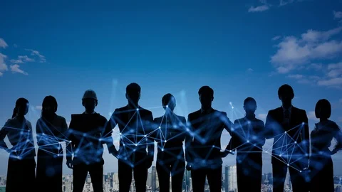 Global communication network concept. Worldwide business. Stock Footage 121304956