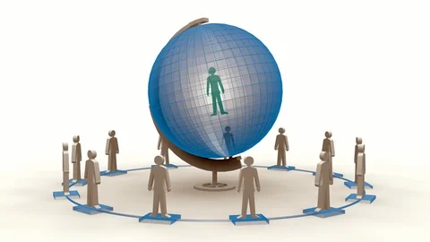 Global Communication Network Stock Footage 108716629