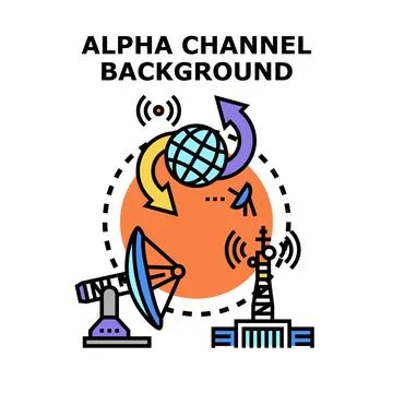 Global communication network transmitting data concept Stock Illustration