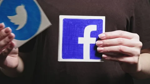 Global communication social network hands icons Stock Footage 134696176
