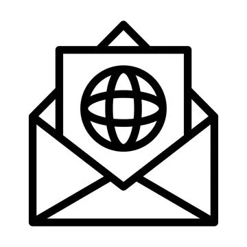 Global Communication Vector Icon Design Illustration Stock Illustration