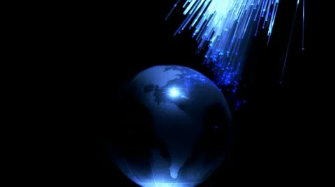 Global Communications data transmission  , LED, Stock-Footage 10743801