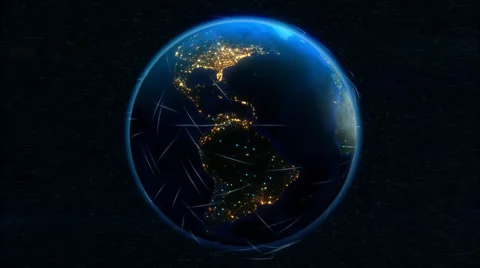 Global communications. Video stock 62808936