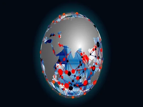 Global communications Video stock 71587752