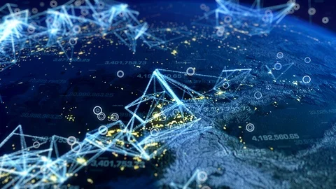 Global Communications Stock Footage 88987459