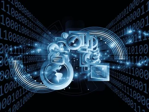 Global communications Stock Illustration