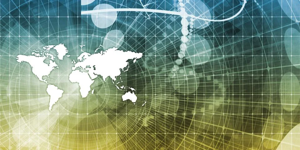 Global Communications Illustrazione stock