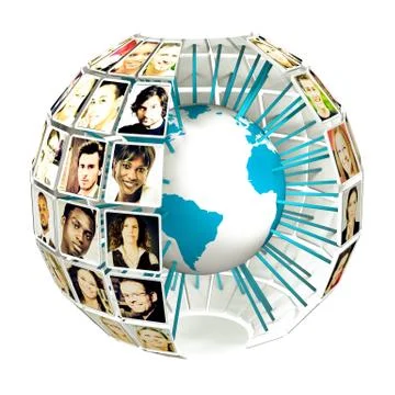 Global Community Stock Illustration