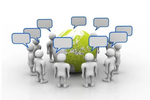 Global community. Stock Illustration