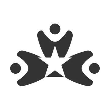 Global Community Logo Icon Elements Template. Community human Logo template.. 스톡 일러스트