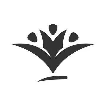 Global Community Logo Icon Elements Template. Community human Logo template.. Stock Illustration