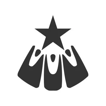 Global Community Logo Icon Elements Template. Community human Logo template.. Stock Illustration