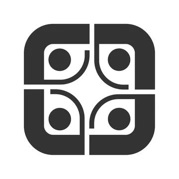 Global Community Logo Icon Elements Template. Community human Logo template.. 스톡 일러스트