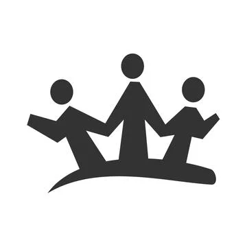 Global Community Logo Icon Elements Template. Community human Logo template.. 스톡 일러스트