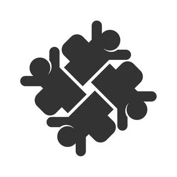 Global Community Logo Icon Elements Template. Community human Logo template.. Illustrazione stock