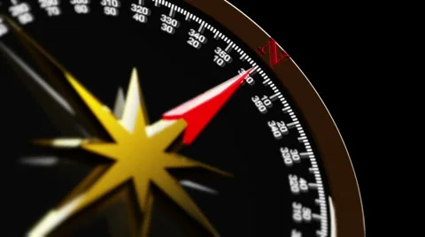 Global Compass travel search Stock Footage