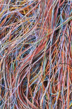 Global computer network connections Stock Photos