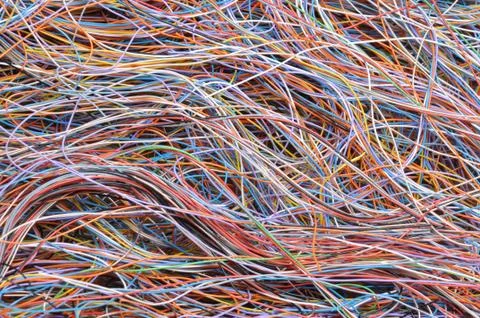 Global computer network connections Stock Photos