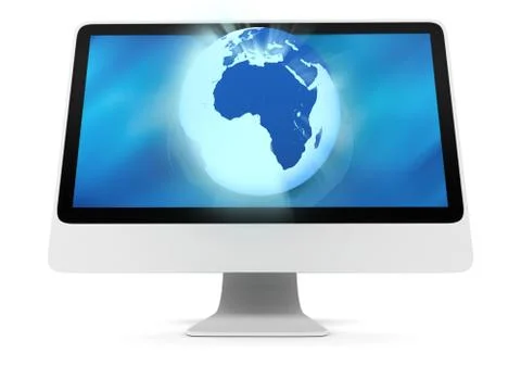 Global computer network Ilustración de archivo