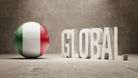 Global  Concept. Stock Illustration