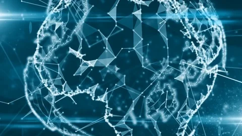 Global connected devices Internet of things (IoT) cloud computing data network 動画素材 80296014
