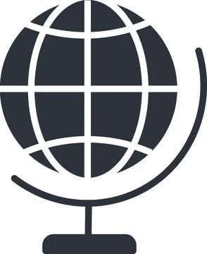 Global Connection Earth Globe Stock Illustration