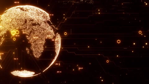 Global Connection Stock Footage 248138036