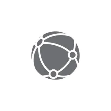 Global connection icon Stock-Illustration