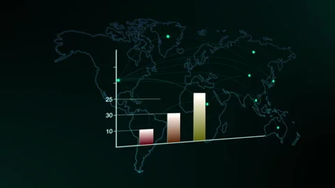 Global Connection - Infographic. Stock Footage 312673649