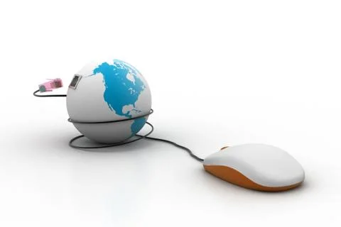 Global connections Stock Illustration