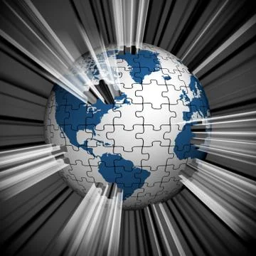 Global Conundrum Stock Illustration