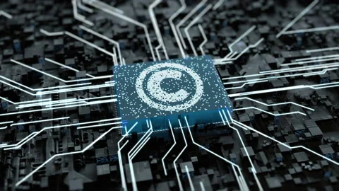 Global copyright on the Internet. Stock Footage 153961541