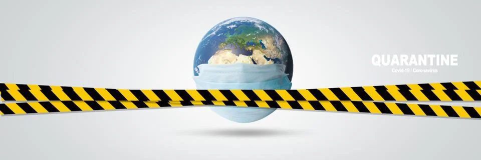 Global Covid-19 conoravirus outbreak. 3D illustration. Elements of this image Stock Illustration