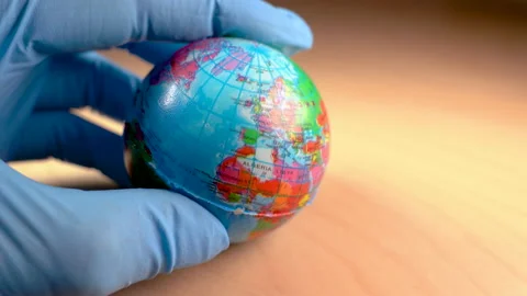 Global Covid19 Vaccination Strategy concept. Vaccines against COVID. Stock Footage 153991789