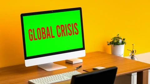 Global crisis 写真素材