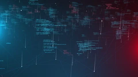 Global cybersecurity big data connectivity cloud computing internet of things  Stock Footage 267792777