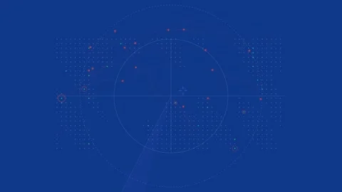 Global Cybersecurity Threat Map Dynamic Data Visualization Scanning 库存影片 334860817