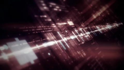 Global data network world map with matrix style grid, glowing HUD interface and Stock Footage 334046077