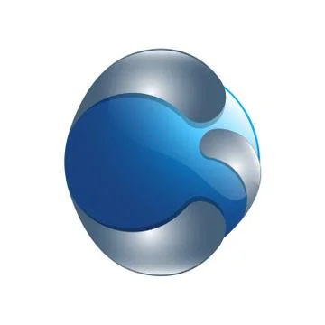Global Data Planet Logo design vector template Negative space style. World un 스톡 일러스트